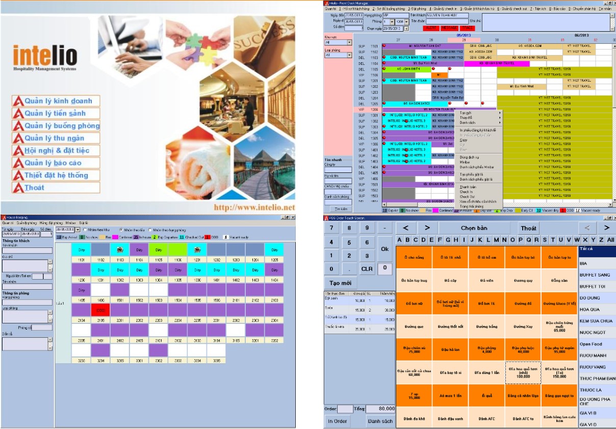 phần mềm quản lý khách sạn Intelio