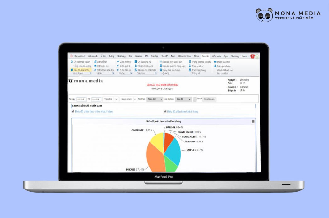 phần mềm quản lý khách sạn Mona Hotel